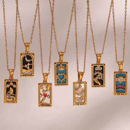 12 Zodiacs pendant necklace