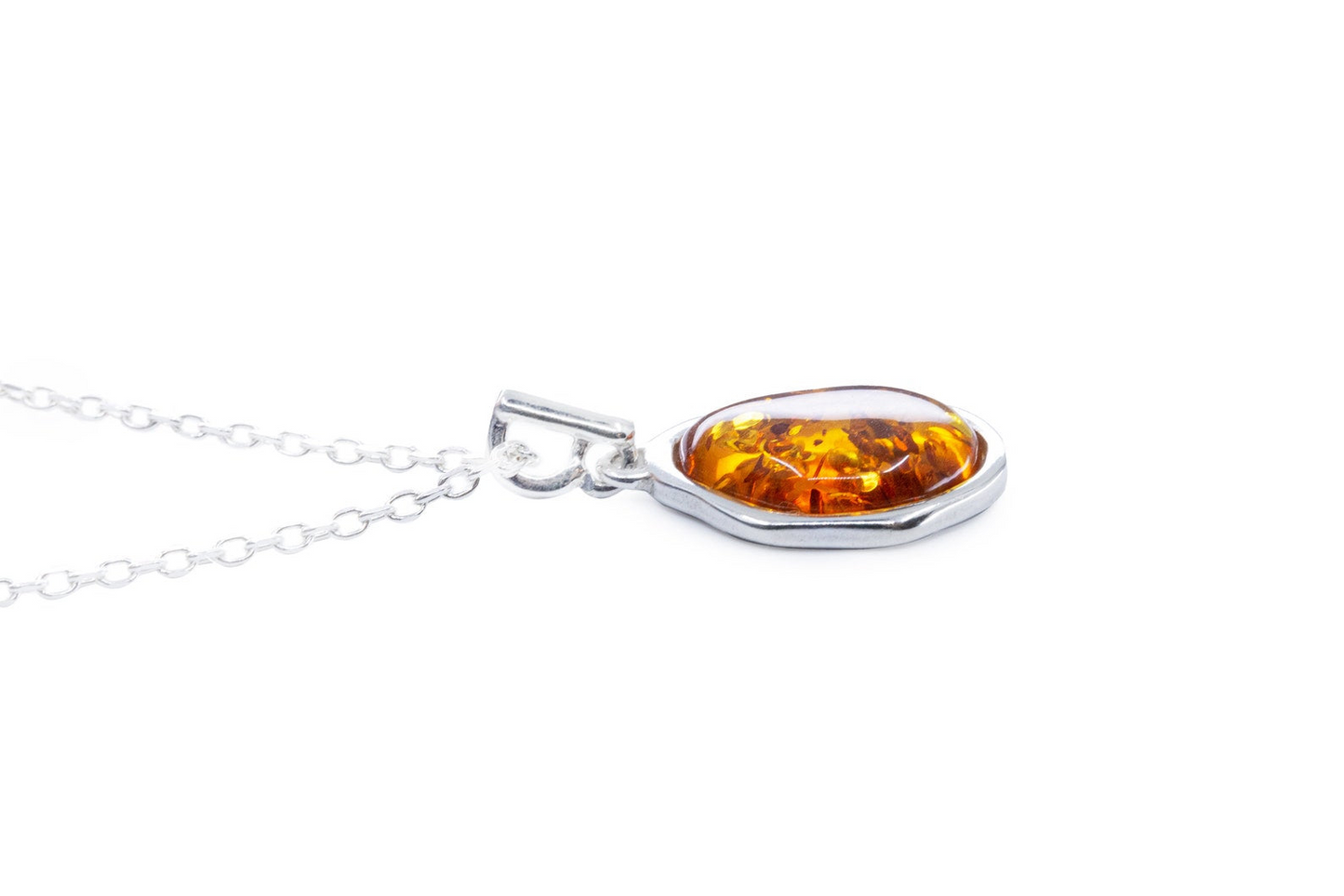 Amber ELEMENT Pendant Necklace