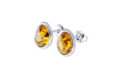 Amber ELEMENTS Stud Earrings