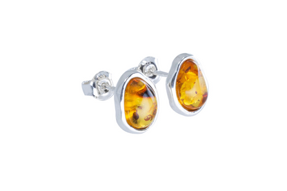 Amber ELEMENTS Stud Earrings