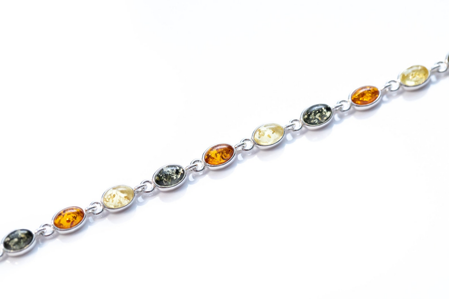 Dainty Multicolour Amber Bracelet