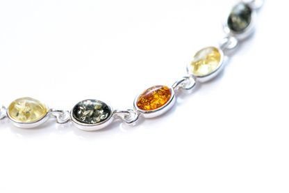 Dainty Multicolour Amber Bracelet