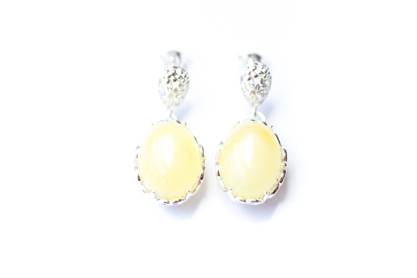 Demi Butterscotch Yellow Amber Drop Earrings