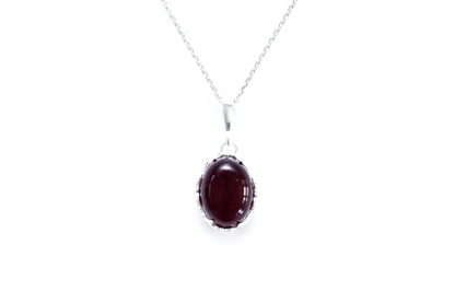 Demi Cherry Amber Drop Pendant