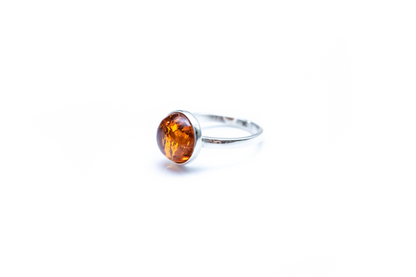 ESSENTIALS Amber Solitaire Ring