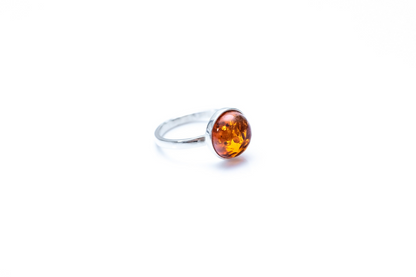 ESSENTIALS Amber Solitaire Ring