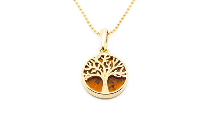 Mini Gold Plated Tree of Life Pendant