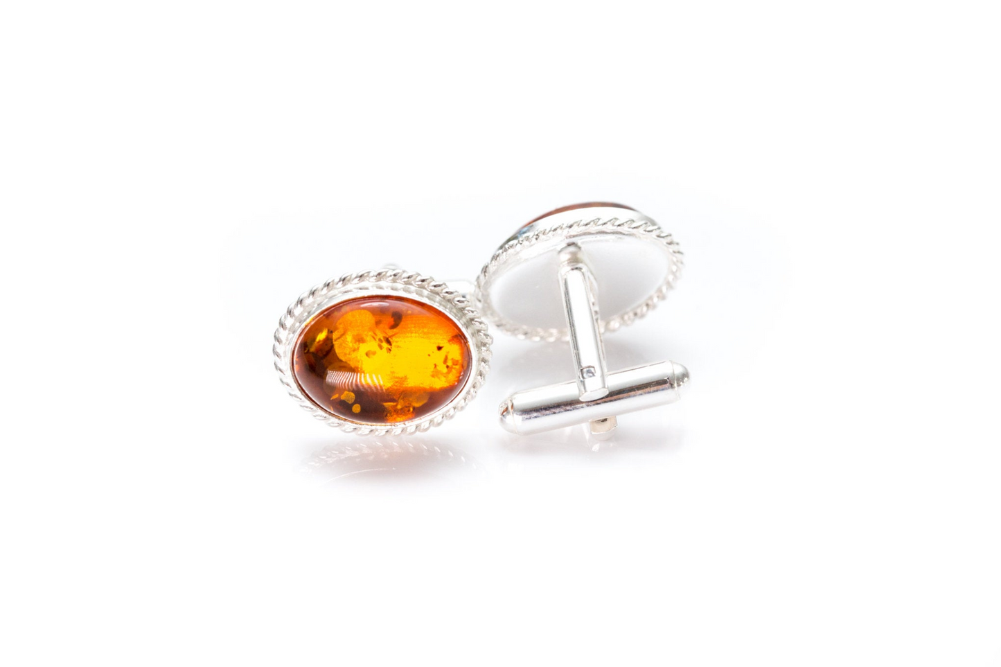 Quintessence Statement Amber Cufflinks