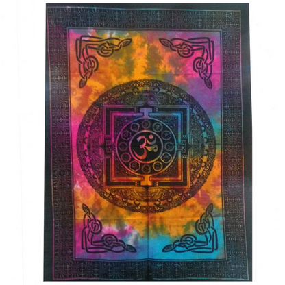 Cotton Wall Art - Sacred OM