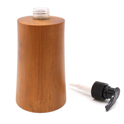 Natural Teakwood Soap Dispenser - Taper