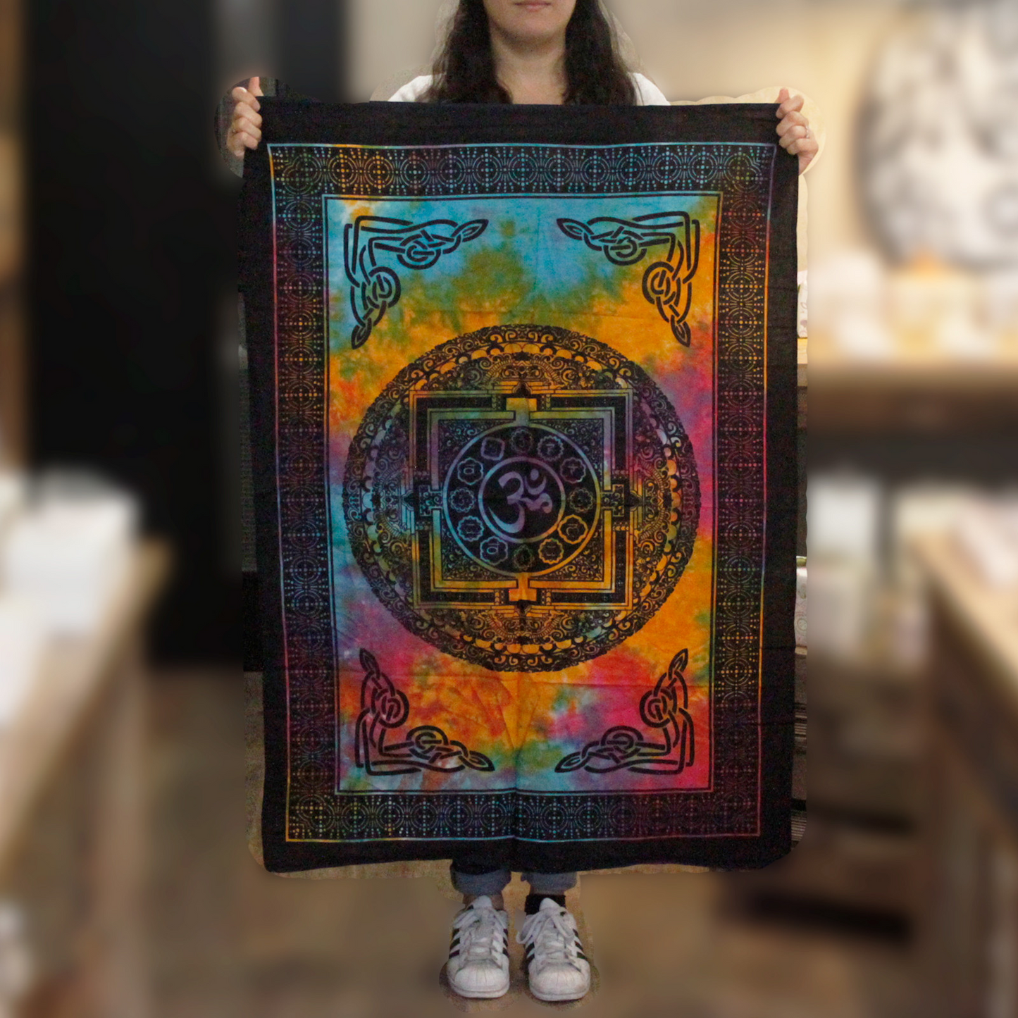 Cotton Wall Art - Sacred OM