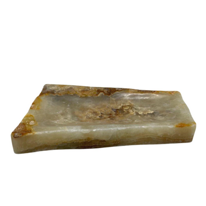 Natural Honey Onxy Soap Dish