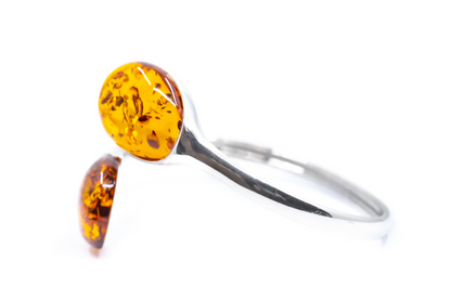 Statement Amber Torque Bangle