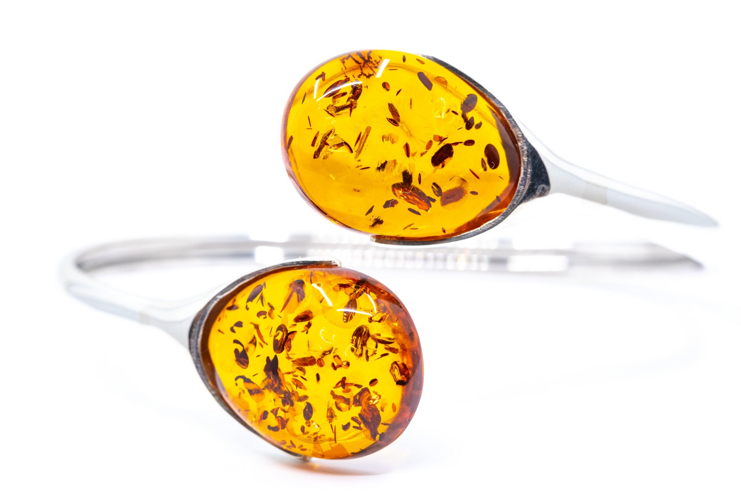 Statement Amber Torque Bangle