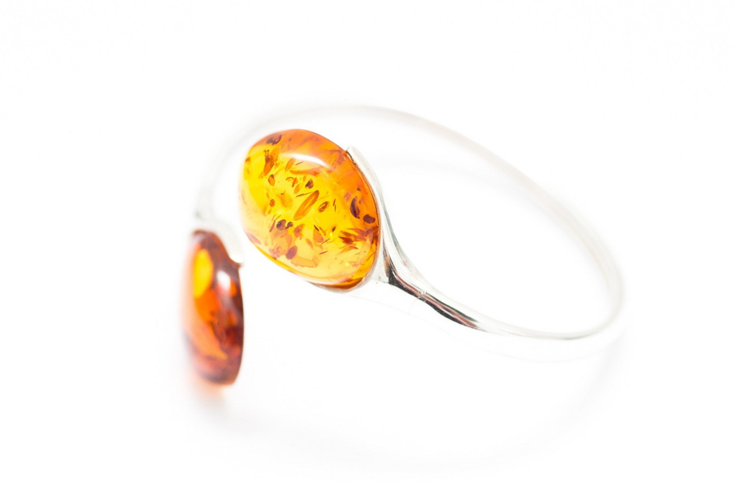 Statement Amber Torque Bangle