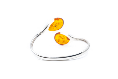 Statement Amber Torque Bangle