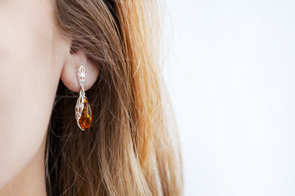 Oval Dangle Earrings