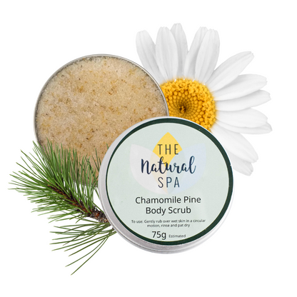 Chamomile Pine Body Scrub - 3 different size option