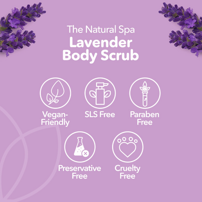 Lavender Body Scrub - 3 different size option