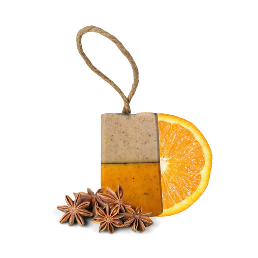 Spiced Orange Soap on a Rope