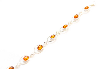 Amber Quintessence Link Bracelet