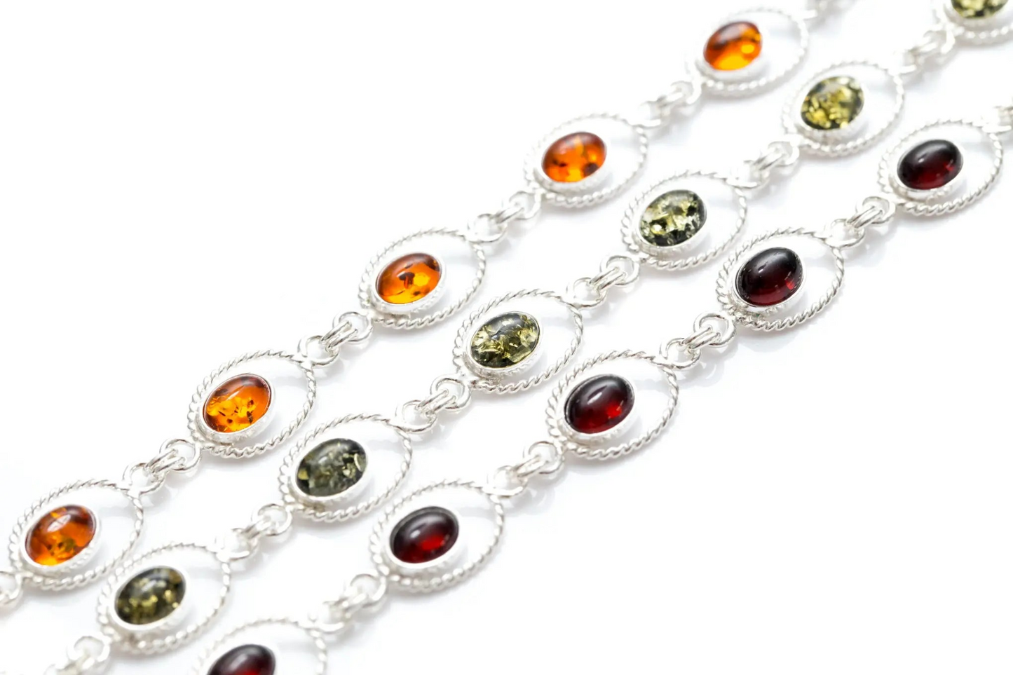 Amber Quintessence Link Bracelet