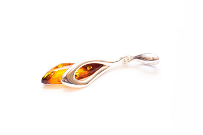 Subtle Amber Droplet Pendant