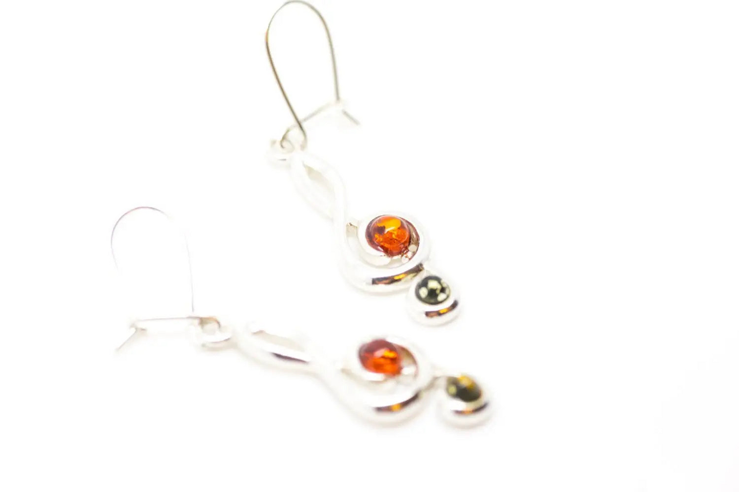 Treble Clef Gemstone Earrings