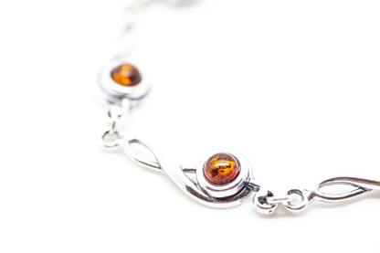 Treble Clef Amber Bracelet