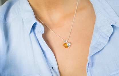 Amber Apple Pendant