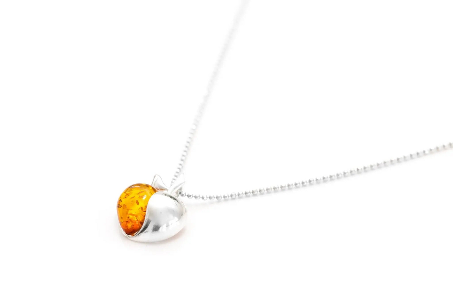 Amber Apple Pendant