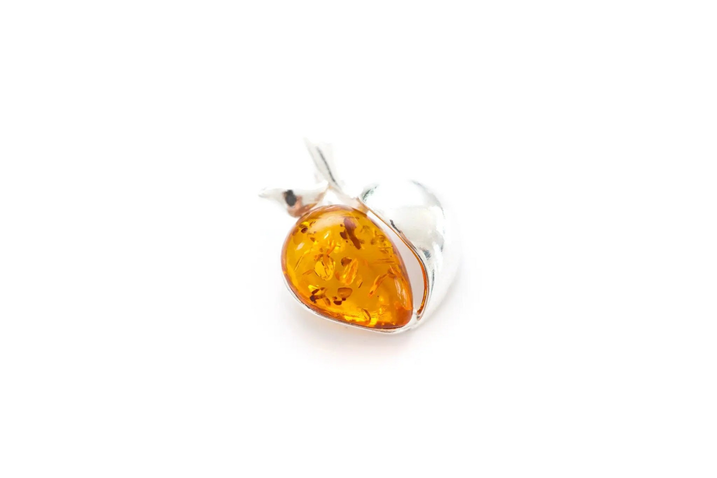 Amber Apple Pendant