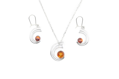 Amber Orbit Pendant