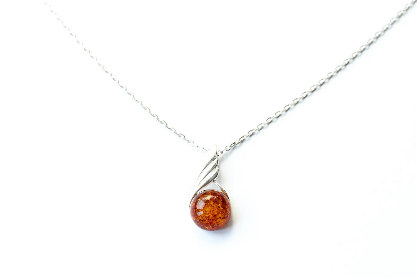 Amber Orb Pendant