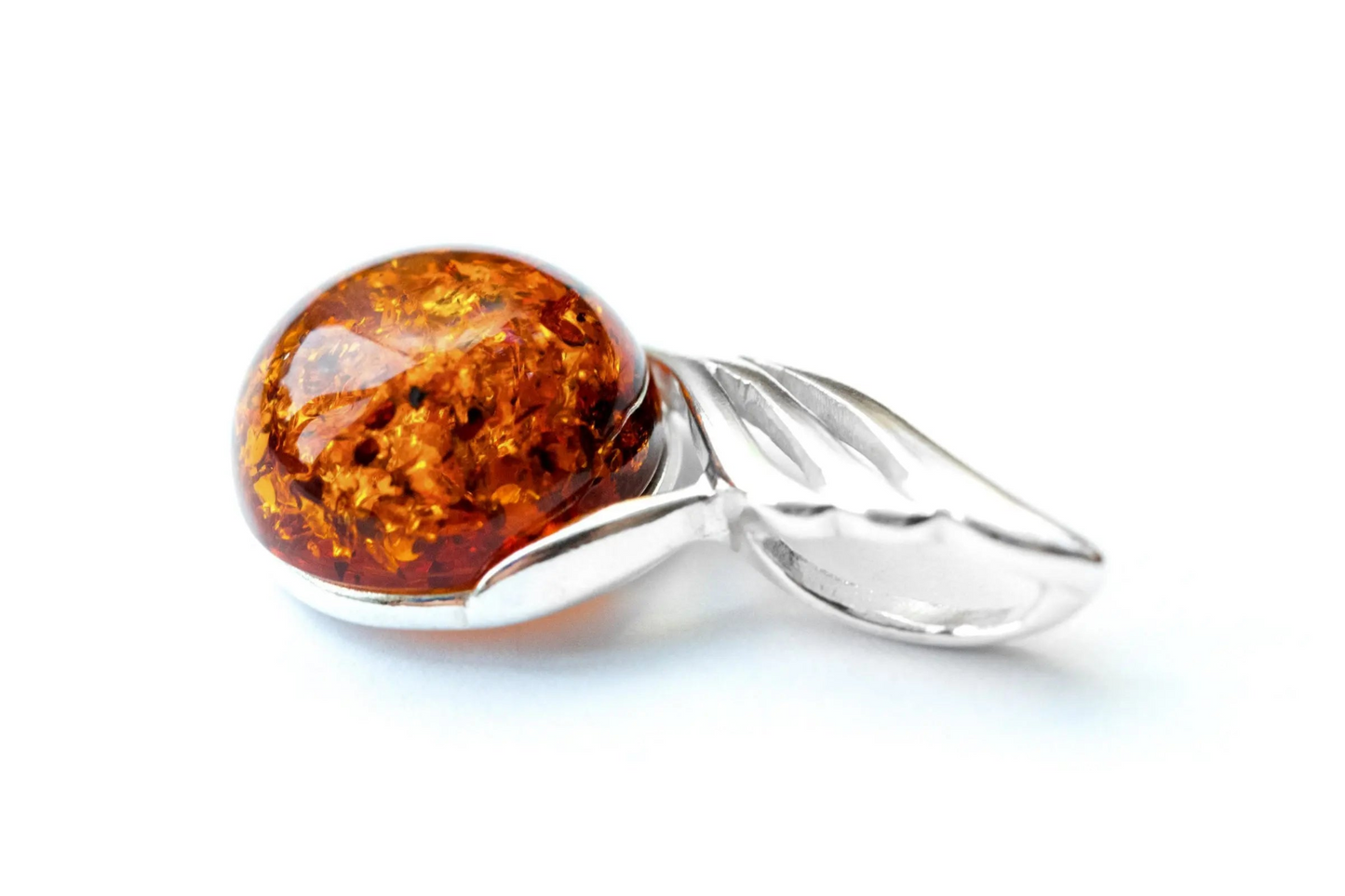 Amber Orb Pendant