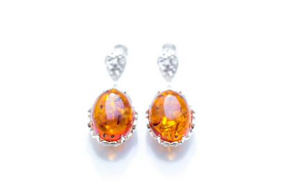 Demi Amber Drop Earrings