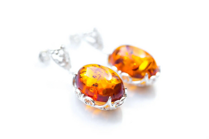 Demi Amber Drop Earrings