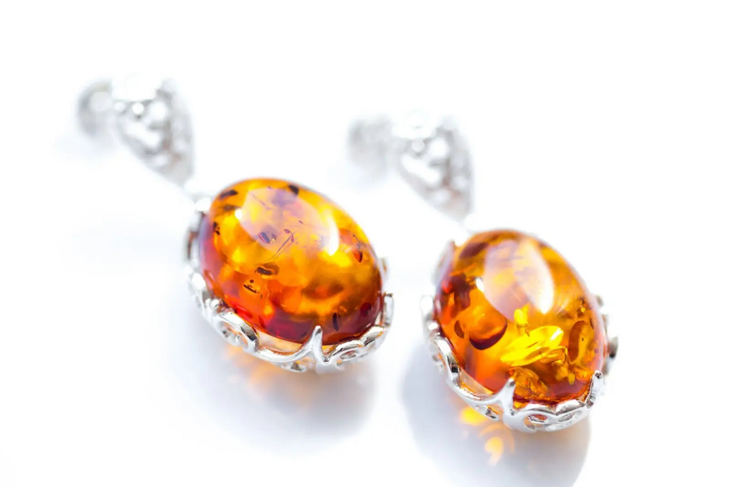 Demi Amber Drop Earrings