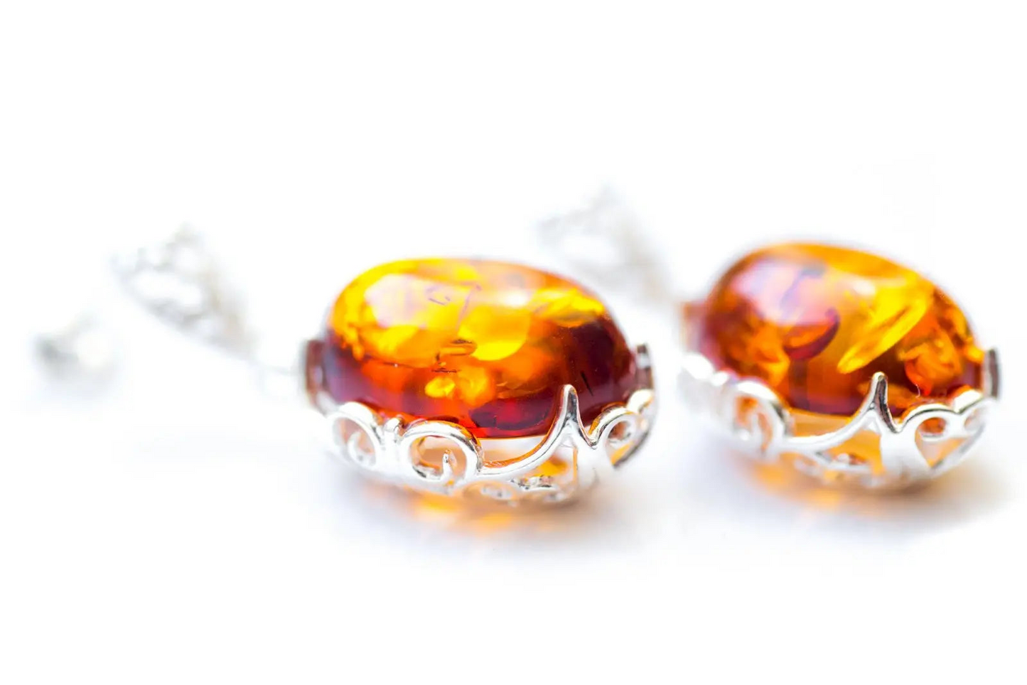 Demi Amber Drop Earrings