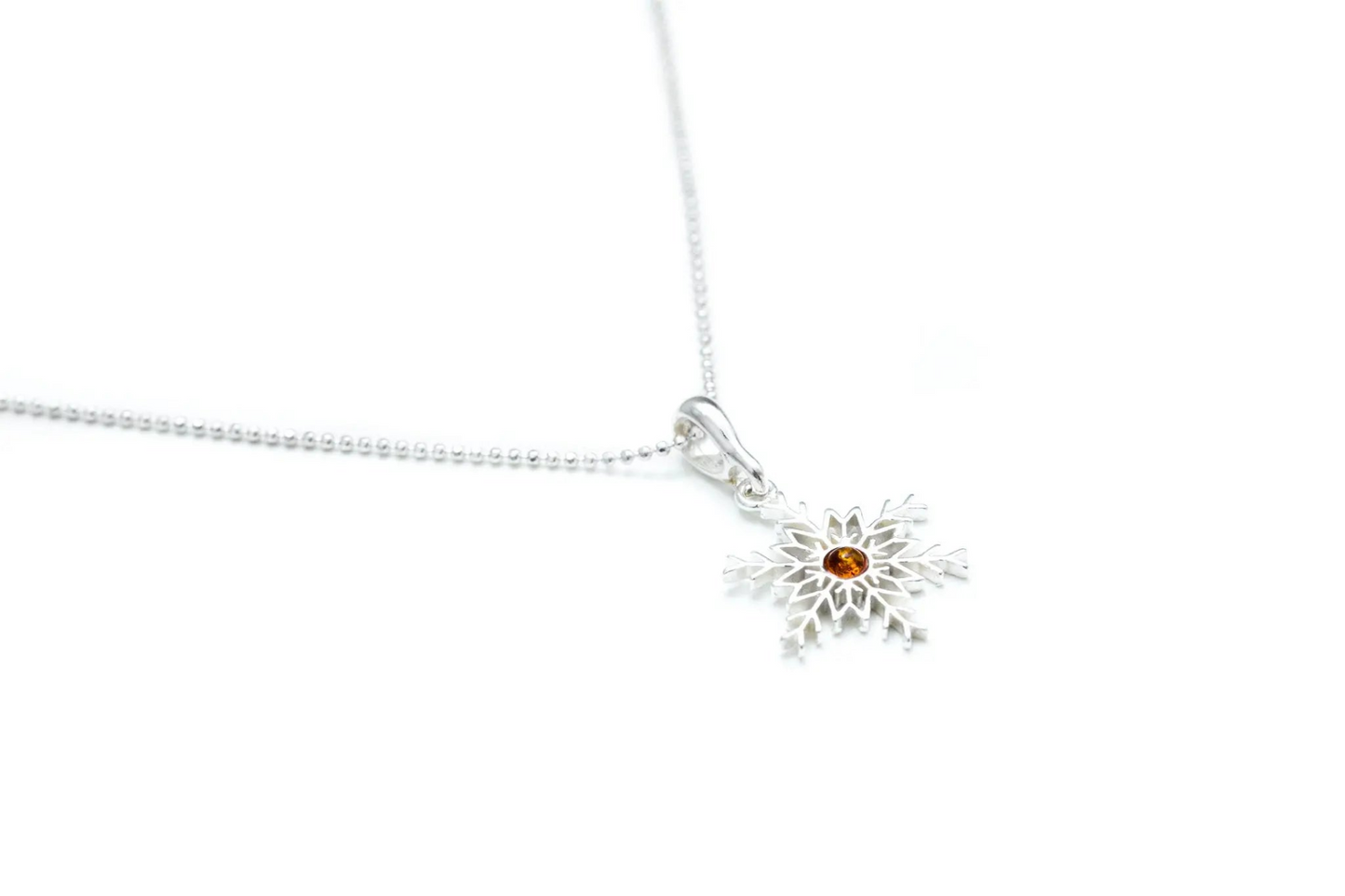 Snowflake Charm Pendant