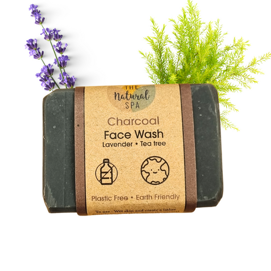 Charcoal Face Wash Bar - naturally detoxifying