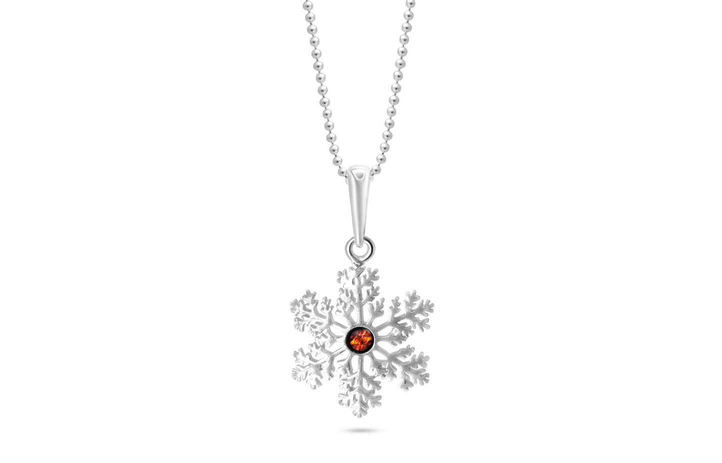 Snowflake Charm Pendant