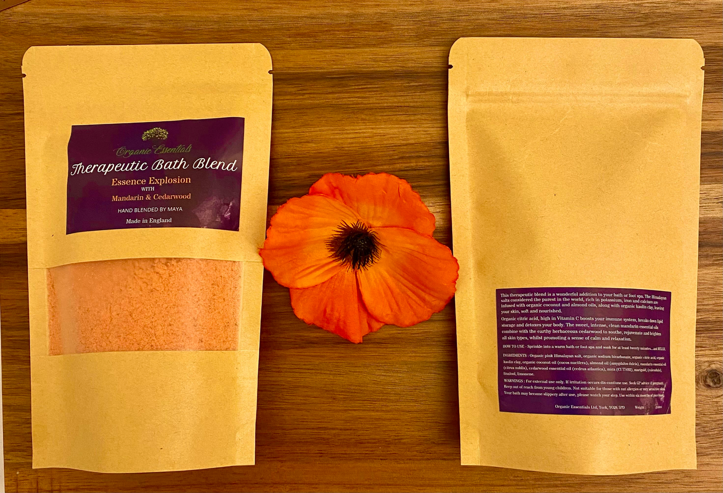 Eight 250g Luxury Natural Bath Blends in Eco-Pouch