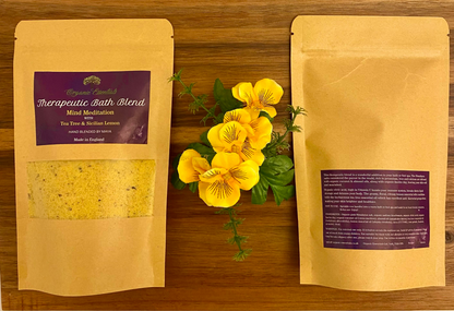 Eight 250g Luxury Natural Bath Blends in Eco-Pouch