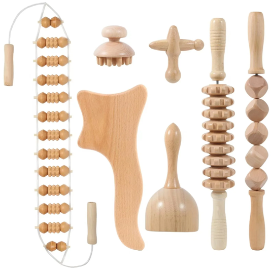 Gua Sha Wood Kit